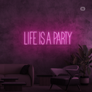 Sinal de néon Party