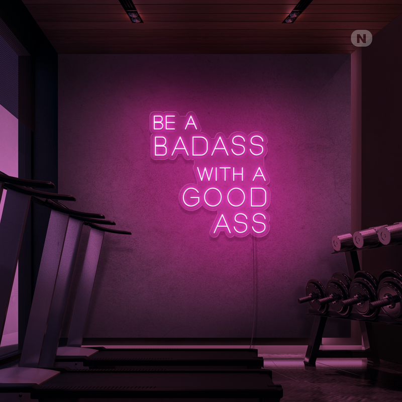 Sinal de néon Gym Quote