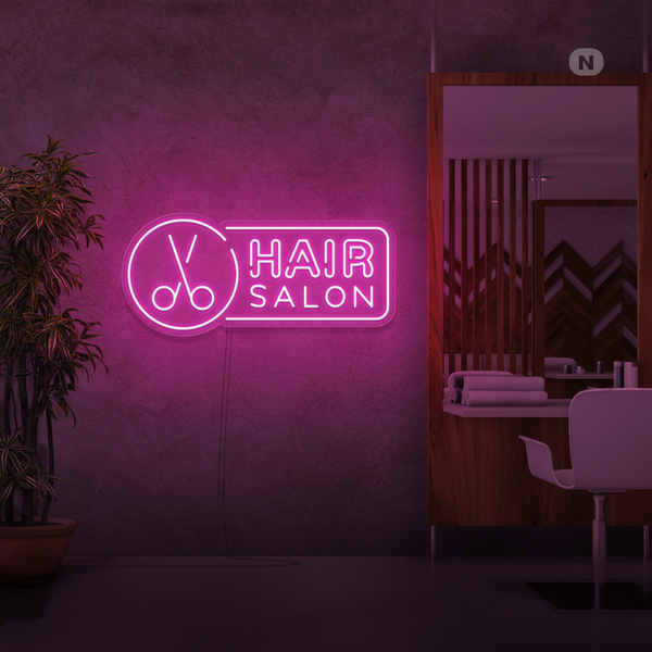Sinal de néon Hair Salon