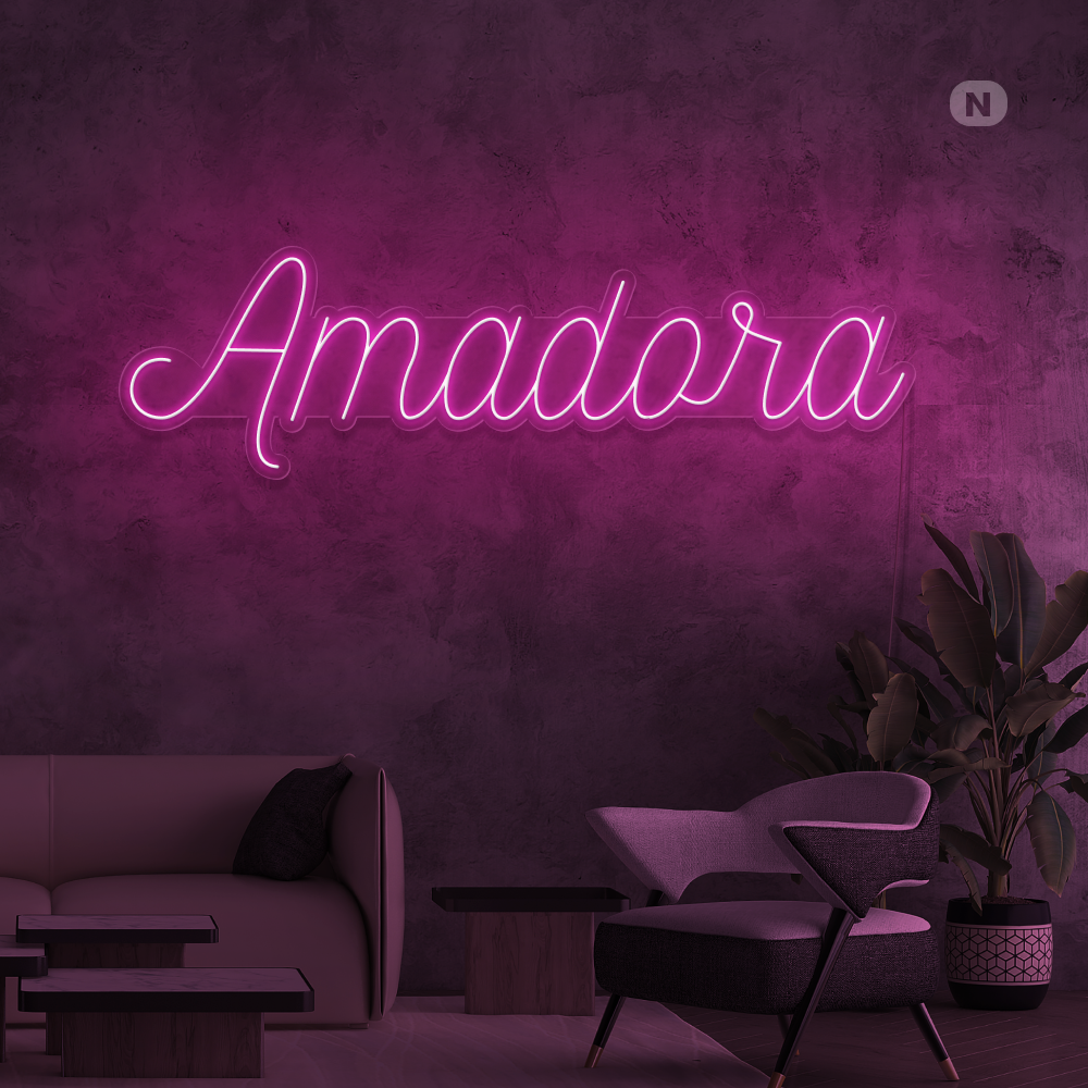 Sinal de néon Amadara