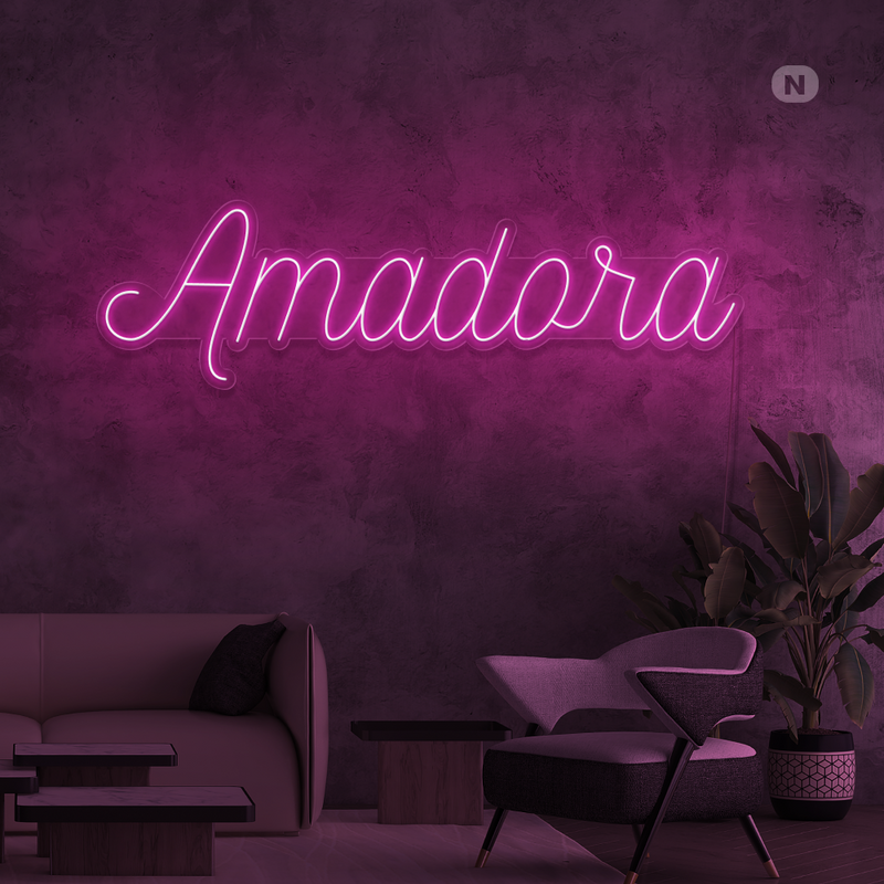 Sinal de néon Amadara