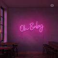 Sinal de néon Oh Baby