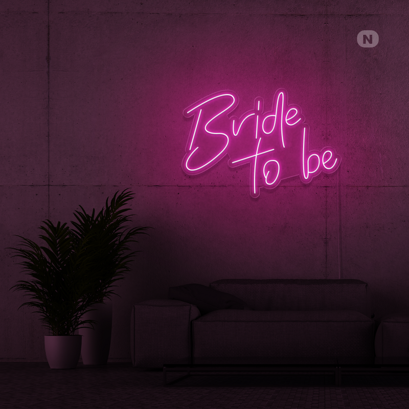 Sinal de néon Bride To Be
