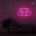 Sinal de néon No Sleep Club