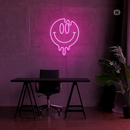 Sinal de néon Sorriso