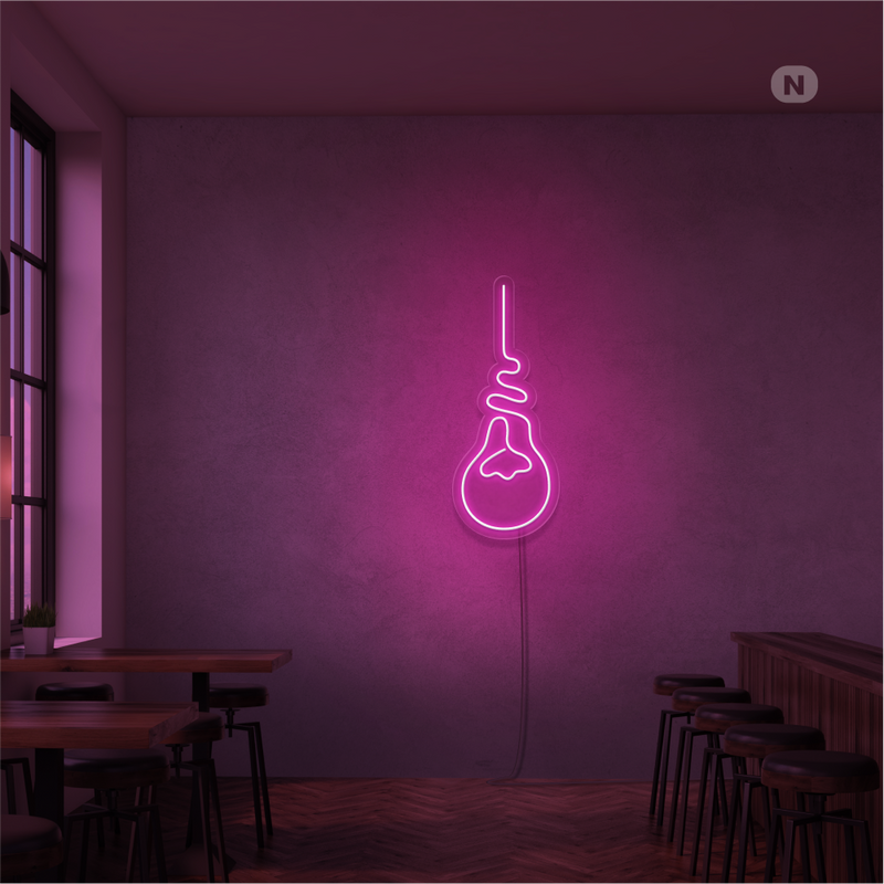 Sinal de néon Lâmpada