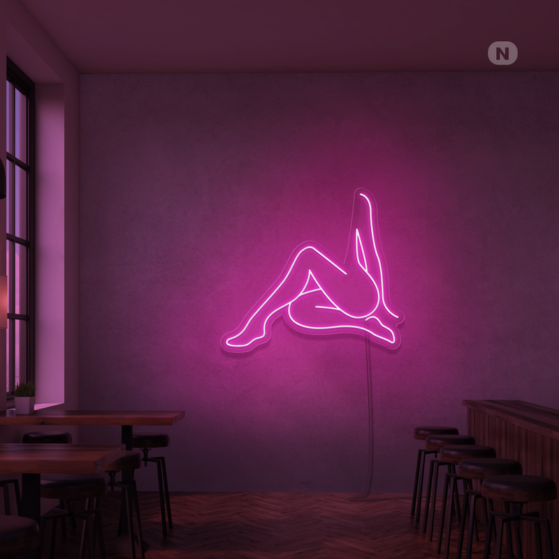 Sinal de néon Ragazza sexy