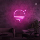 Sinal de néon Pôr do sol