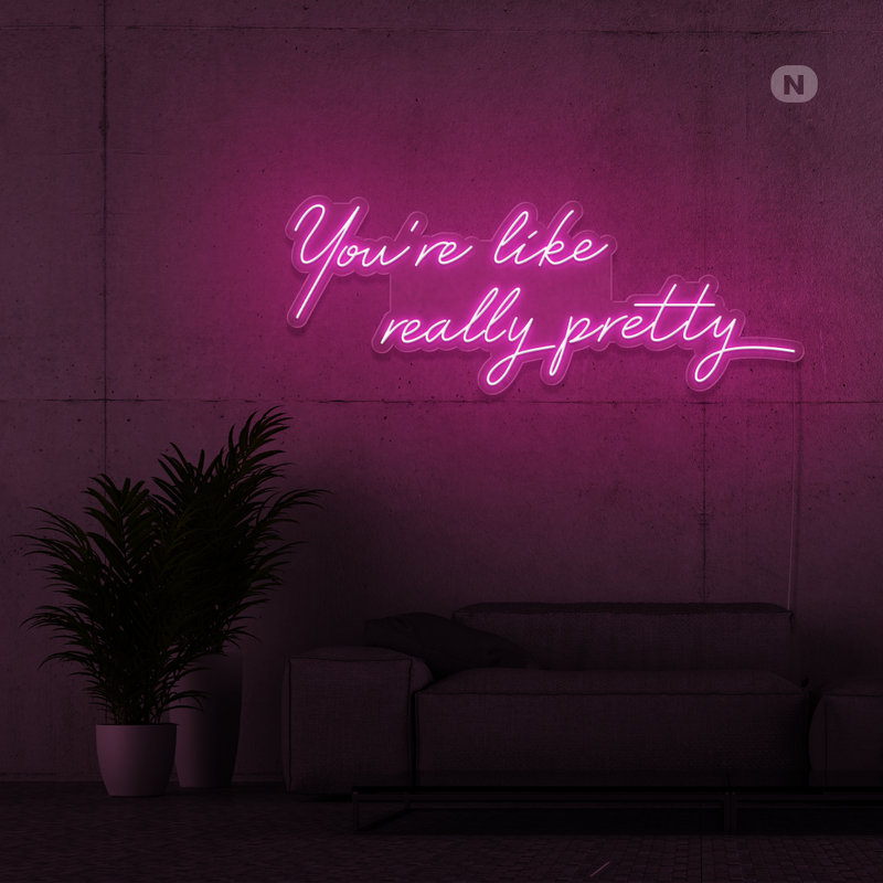 Sinal de néon Life Quote