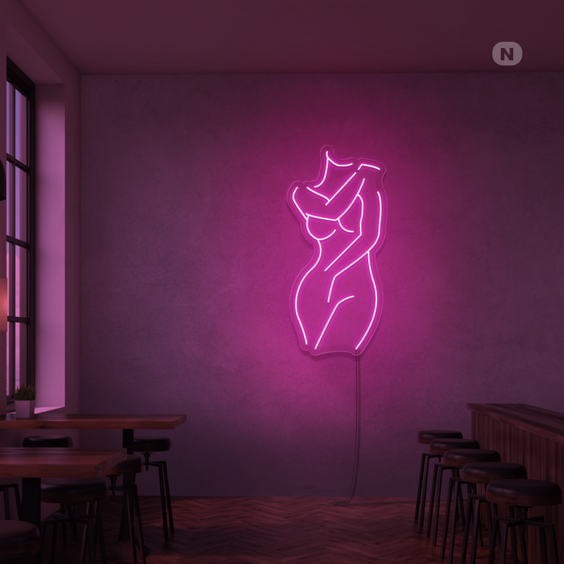 Sinal de néon Ragazza sexy