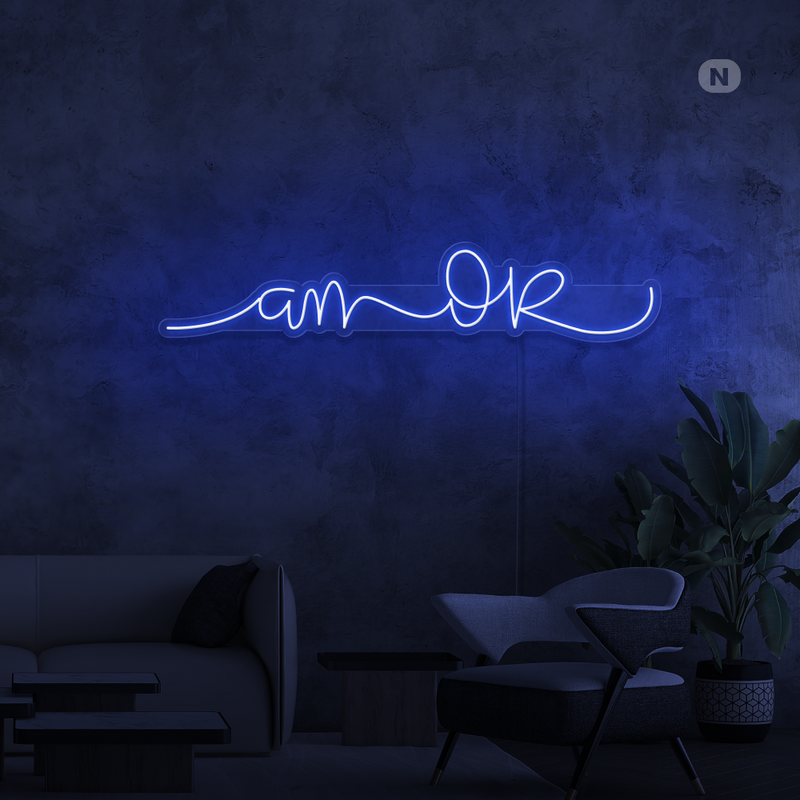 Sinal de néon Love 2