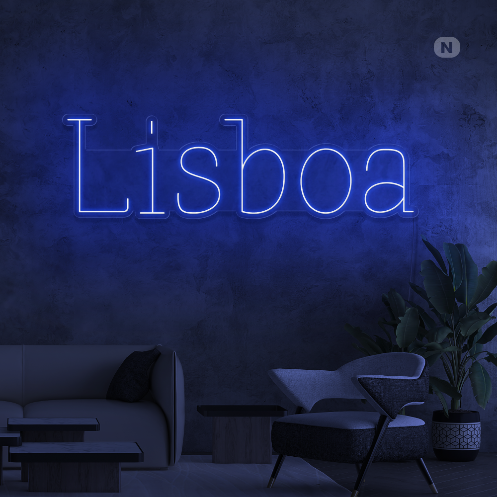 Sinal de néon Lisboa