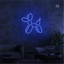 Sinal de néon Cão de Balão