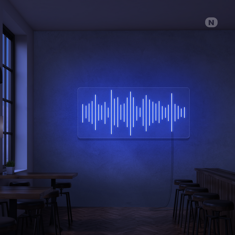 Sinal de néon Bar de música