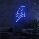 Sinal de néon Let's Dance