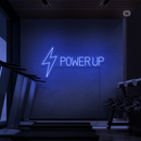 Sinal de néon Power Up