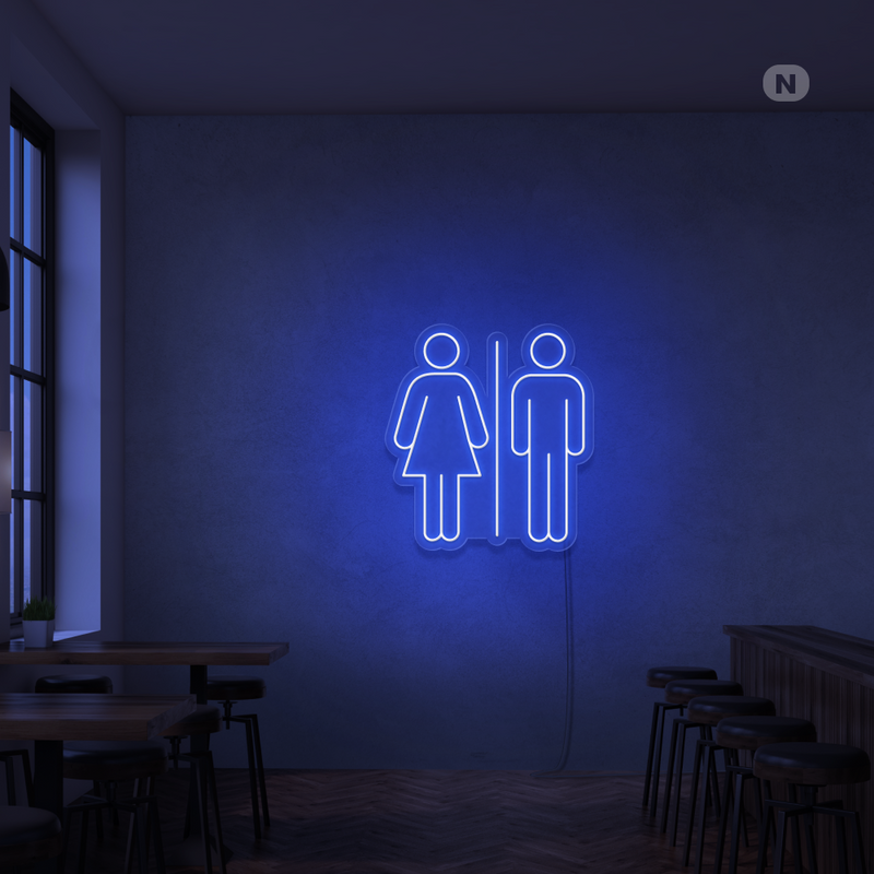 Sinal de néon Sanita