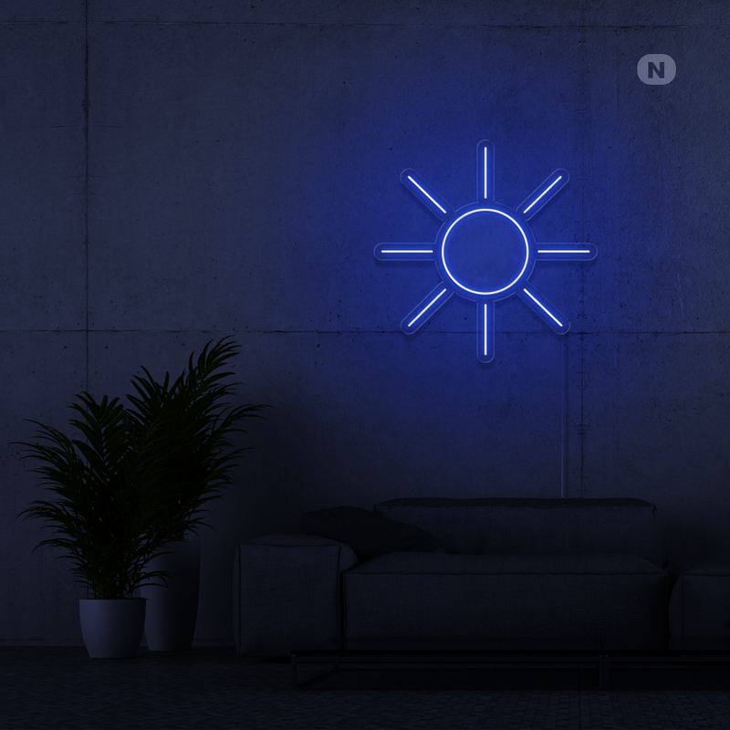 Sinal de néon Sol