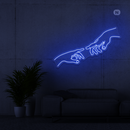 Sinal de néon Ligação