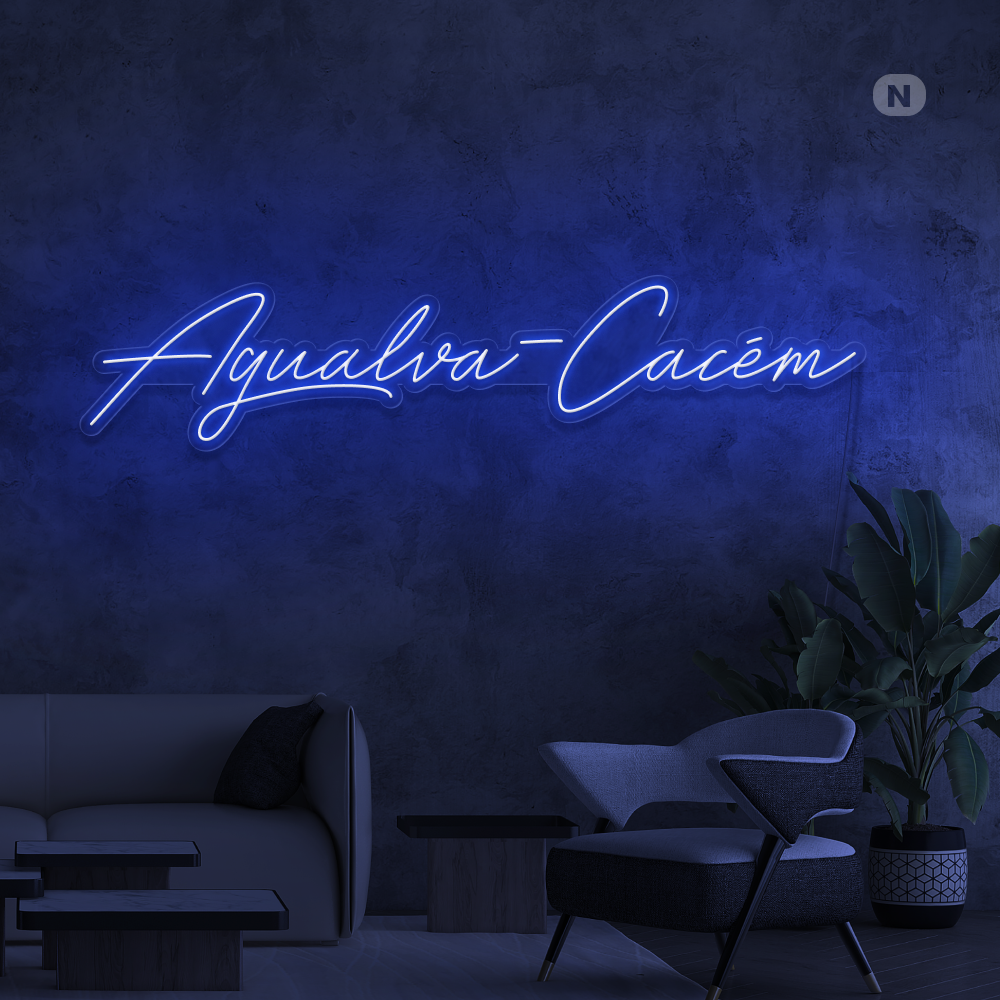 Sinal de néon Agualva Cacem