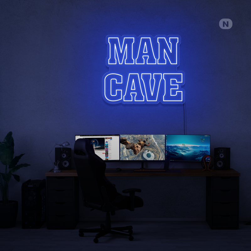 Sinal de néon Man Cave