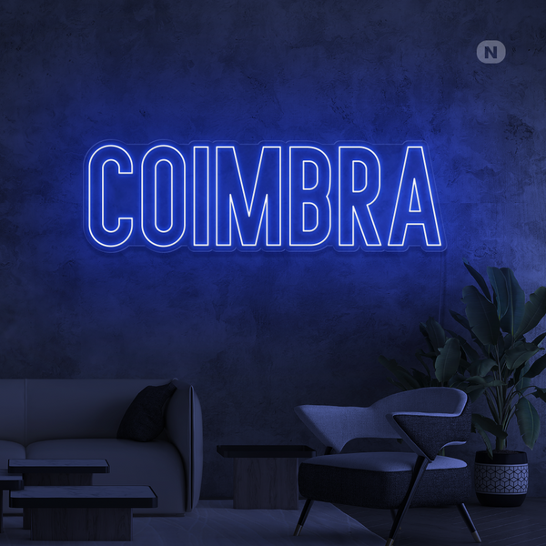 Sinal de néon Coimbra