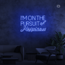 Sinal de néon Happiness