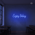 Sinal de néon Enjoy today