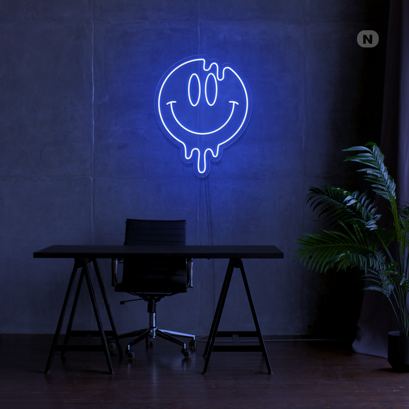 Sinal de néon Sorriso
