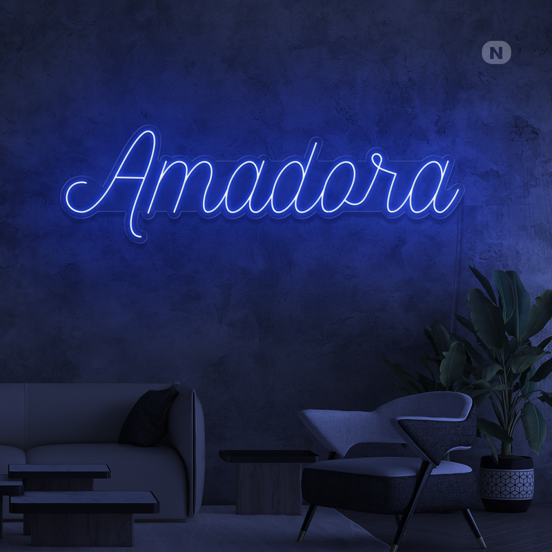 Sinal de néon Amadara