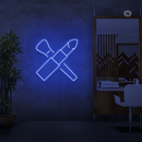 Sinal de néon Kit de beleza