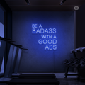 Sinal de néon Gym Quote