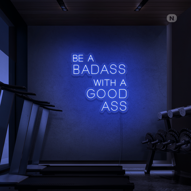 Sinal de néon Gym Quote