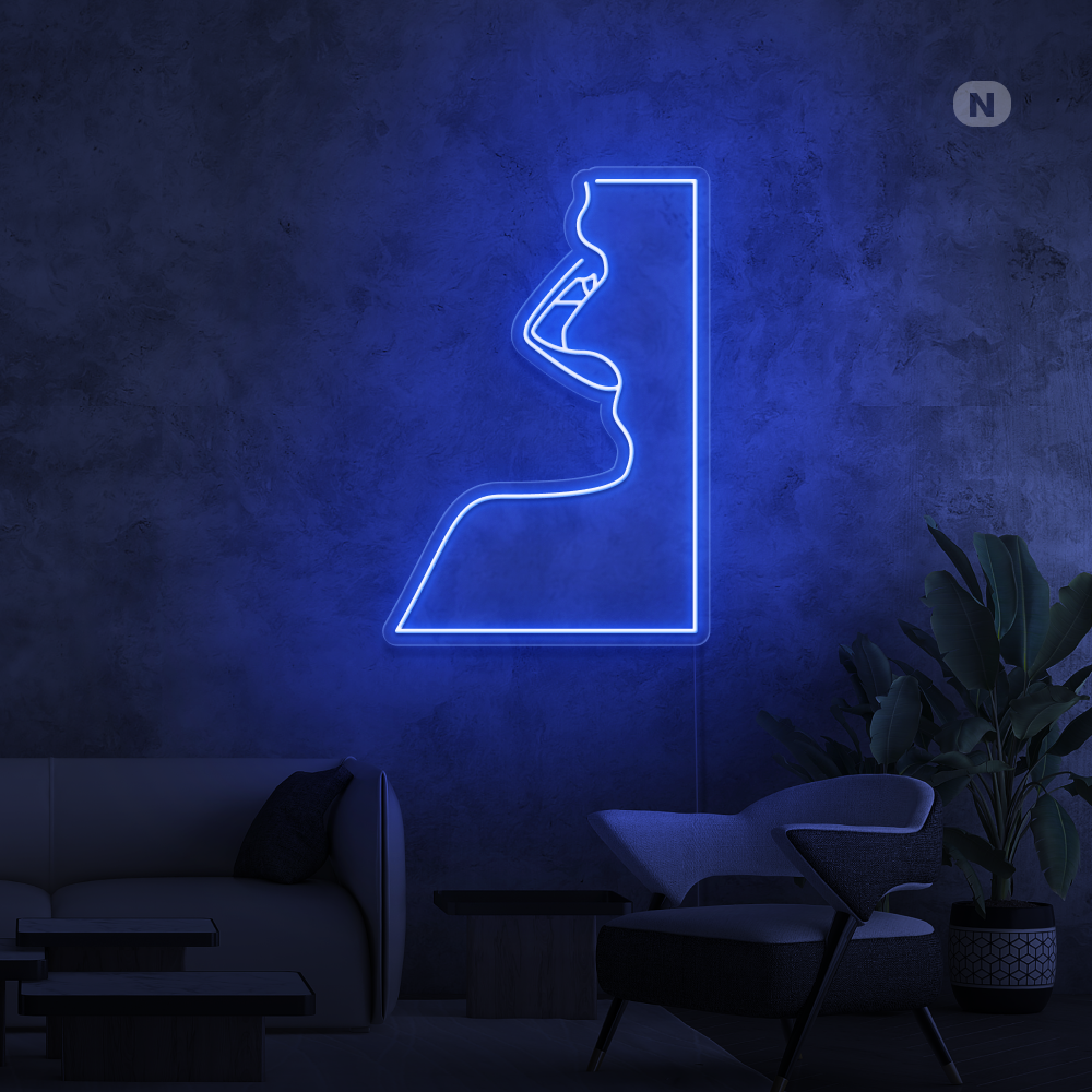 Sinal de néon  Tentação