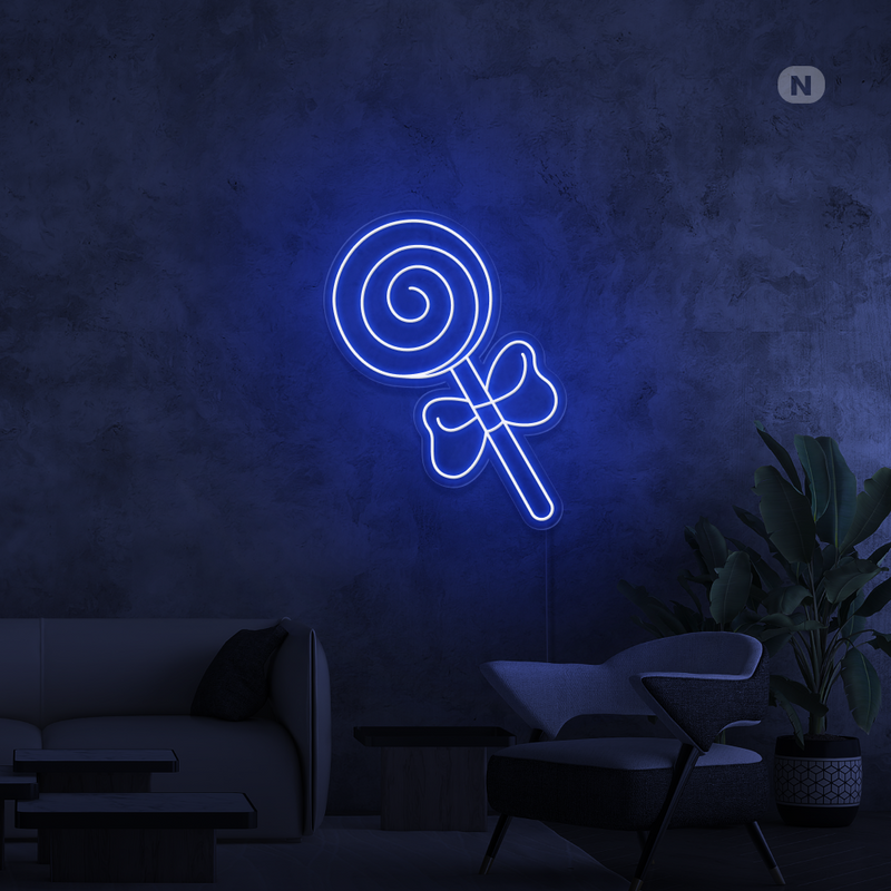 Sinal de néon Chupa-chupa