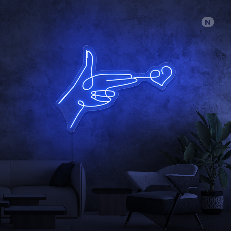 Sinal de néon Lovestarget