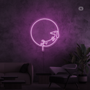 Sinal de néon Cão adormecido