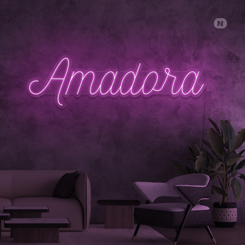 Sinal de néon Amadara