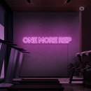 Sinal de néon One More Rep
