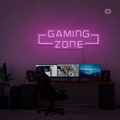 Sinal de néon Gaming Zone