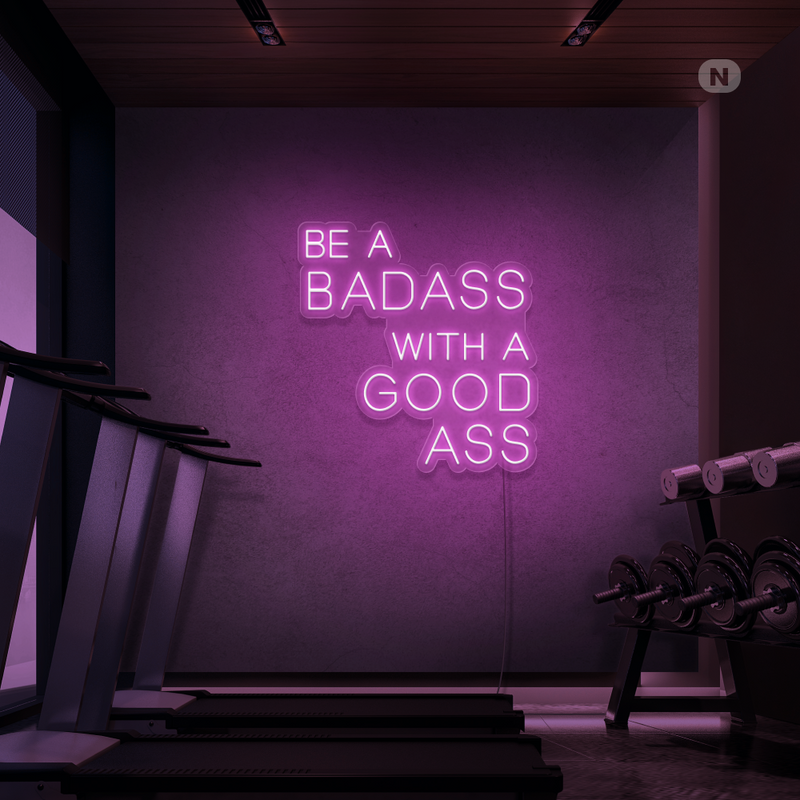 Sinal de néon Gym Quote
