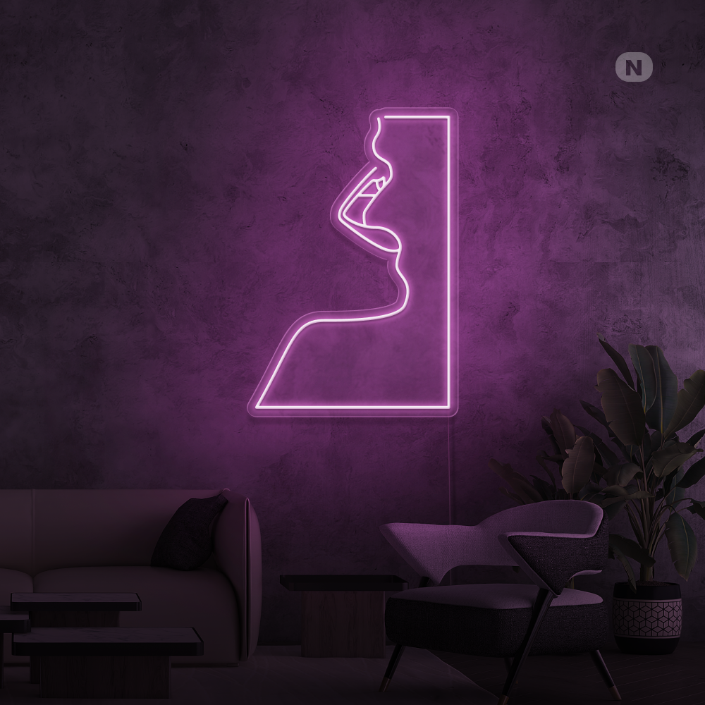 Sinal de néon  Tentação