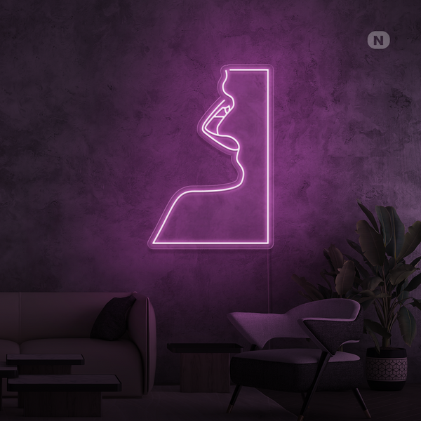 Sinal de néon  Tentação