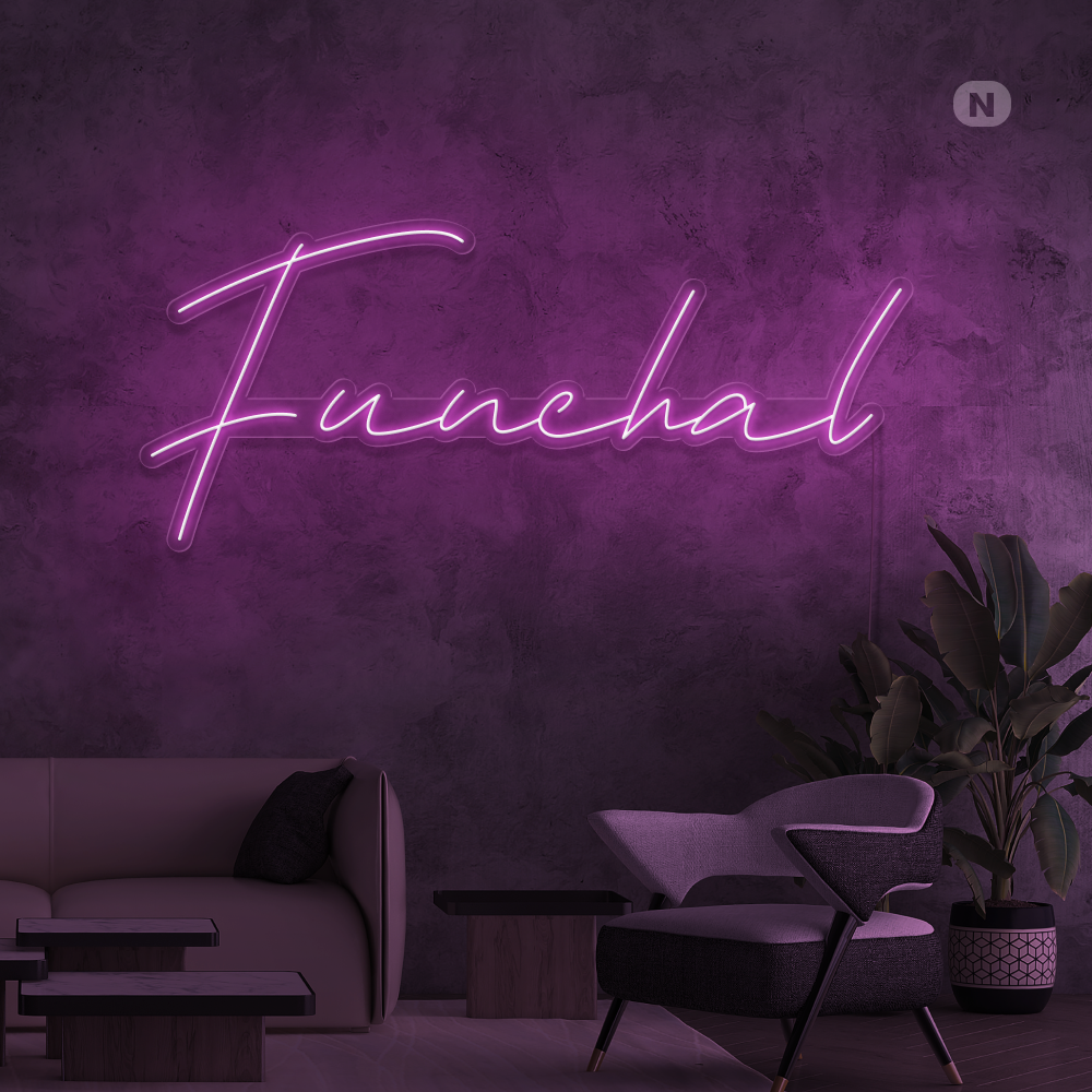 Sinal de néon Funchal