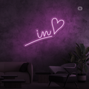 Sinal de néon In Love