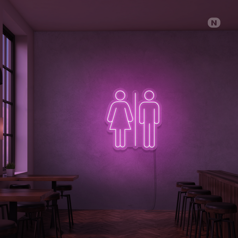 Sinal de néon Sanita