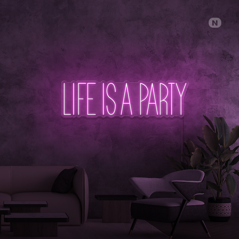 Sinal de néon Party
