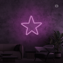 Sinal de néon Estrela