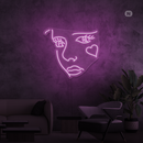 Sinal de néon Cara de Joker