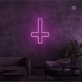 Sinal de néon Estrela cruzada